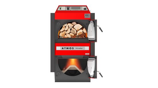 Malkas gazifikācijas apkures katls ATMOS DC 22 S, 22kW 